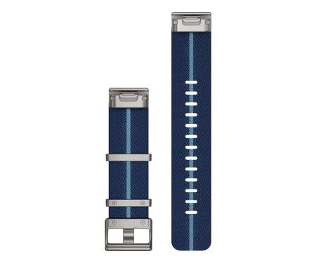 Ремешок Garmin QuickFit 22 Watch Bands Jacquard-weave Nylon Strap – Indigo (010-12738-02) 2