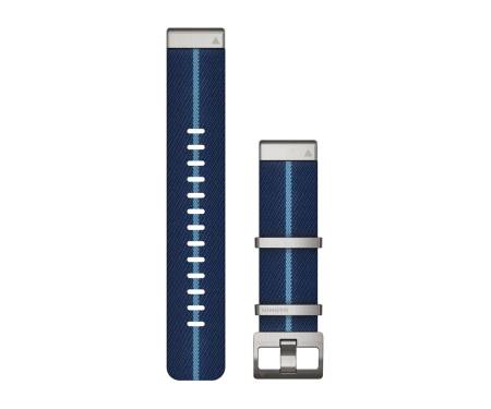 Ремешок Garmin QuickFit 22 Watch Bands Jacquard-weave Nylon Strap – Indigo (010-12738-02) 1