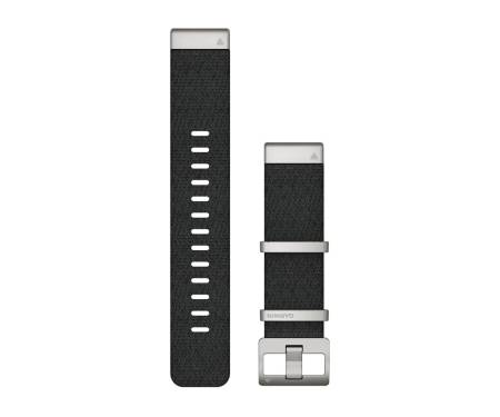 Ремешок Garmin QuickFit 22 Watch Bands Jacquard-weave Nylon Strap – Black (010-12738-21) 1