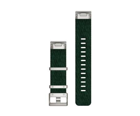 Ремешок Garmin QuickFit 22 Watch Bands Jacquard-weave Nylon Strap – Pine Green (010-13008-00) 2