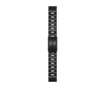 Ремешок Garmin QuickFit 22 Watch Bands Vented Titanium Bracelet with Carbon Grey DLC Coating (010-12863-09) 1