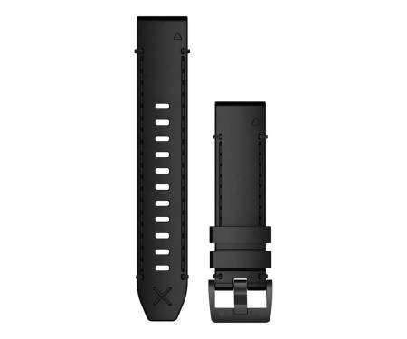 Ремешок Garmin QuickFit 22 Watch Bands Genuine Horween Leather Strap – Black (010-12738-19) 1