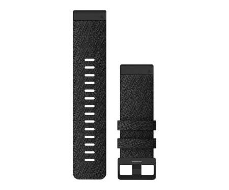 Ремешок Garmin QuickFit 26 Watch Bands Heathered Black Nylon (010-12864-07) 1