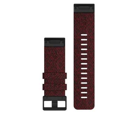 Ремешок Garmin QuickFit 26 Watch Bands Heathered Red Nylon (010-12864-06) 2
