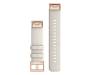 Ремінець Garmin QuickFit 20 Watch Bands Cream Heathered Nylon with Rose Gold Hardware (010-13102-09) 2