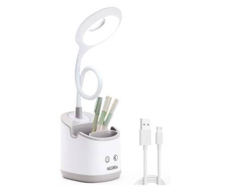 Настільна лампа LED Desk Light Bedside Reading Lamp Dimmable Rechargeable Table Touch Control US