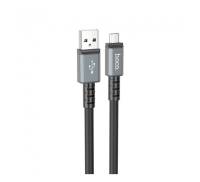 Кабель Hoco X85 Micro Strength charging data cable Black (X85)
