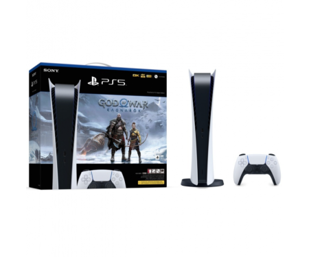 Ігрова приставка Sony PlayStation 5 Digital Edition 825 GB God of War Ragnarok Bundle 1