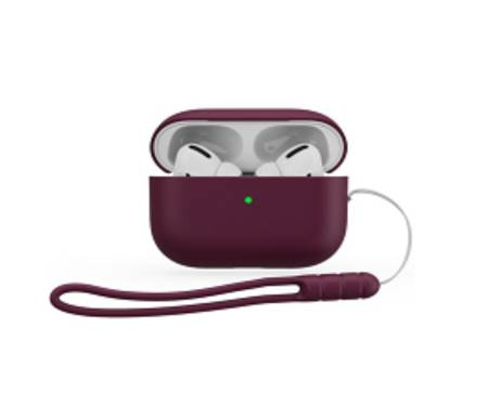 Чехол для Airpods Pro2 Case с ремешком Marsala 1