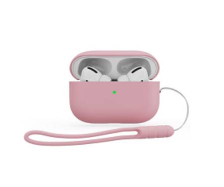 Чехол для Airpods Pro2 Case с ремешком Pink Sand 1
