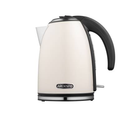 ARDESTO Электрочайник EKL-F340BG 1.7л/2200Вт/strix контроль/нерж. сталь/бежевый