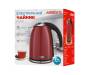 ARDESTO Електрочайник EKL-F340R 1.7л/2200Вт/strix контроль/нерж. сталь/червоний
