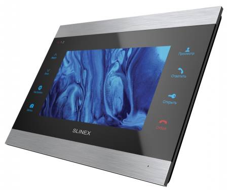 Slinex Видеодомофон SL-07IPHD Silver Black