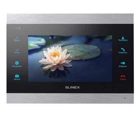 Slinex Видеодомофон SL-07IPHD Silver Black