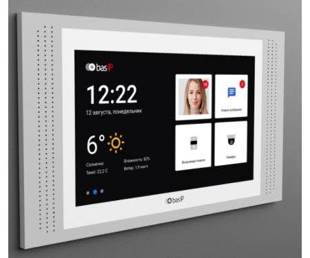 BAS-IP IP видеодомофон AT-10 белый