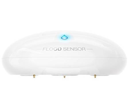 Fibaro Умный датчик протечки воды Flood Sensor, Z-Wave, 3V CR123A, 12-24V DC, белый