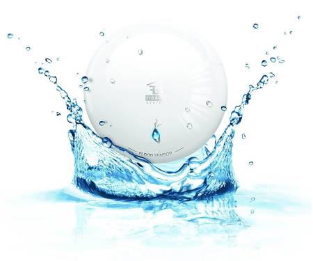 Fibaro Умный датчик протечки воды Flood Sensor, Z-Wave, 3V CR123A, 12-24V DC, белый