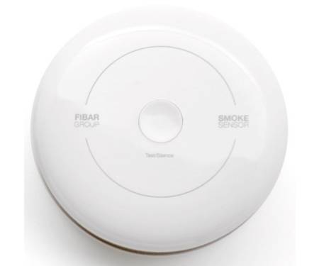 Fibaro Умный датчик дыма Smoke Sensor, Z-Wave, 3V CR123A, белый