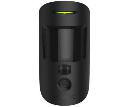 Ajax Датчик движения с камерой MotionCam, PhOD,Беспроводной, Jeweller, Черный