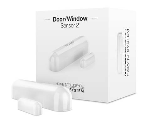 Fibaro Умный датчик открытия двери / окна Door / Window Sensor 2, Z-Wave, 3V ER14250, белый
