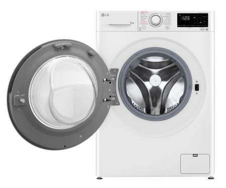 LG Пральна машина фронтальна, 8,5кг, 1200, A+++, 48см, дисплей, пара, інвертор, білий