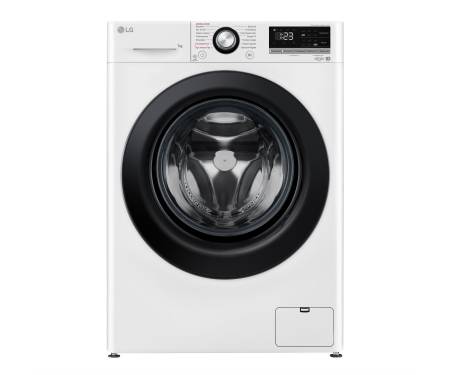 LG Стиральная машина фронтальная, 7кг, 1200, A+++, 48см, дисплей, пар, инвертор, белый