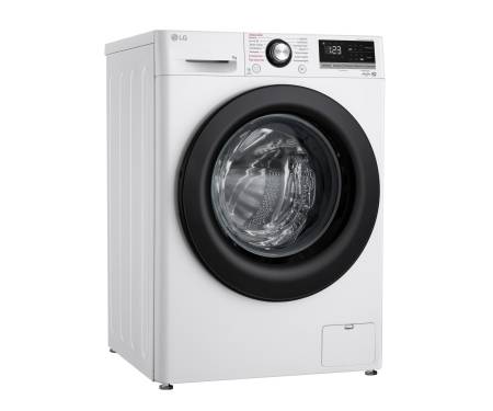 LG Стиральная машина фронтальная, 7кг, 1200, A+++, 48см, дисплей, пар, инвертор, белый