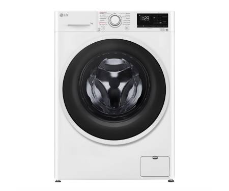 LG Стиральная машина фронтальная, 7кг, 1200, A+++, 48см, дисплей, пар, инвертор, белый