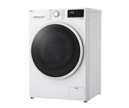 LG Стиральная машина фронтальная, 7кг, 1200, A+++, 48см, дисплей, пар, инвертор, белый
