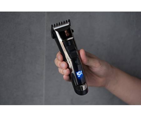 ARDESTO Машинка для стрижки HC-Y30-DBS /2.4Вт/черный+металл/дисплей