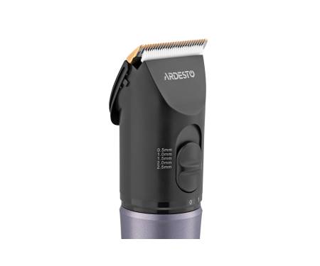 ARDESTO Машинка для стрижки HC-Y40-DBS/3.7Вт/черный+металл/дисплей