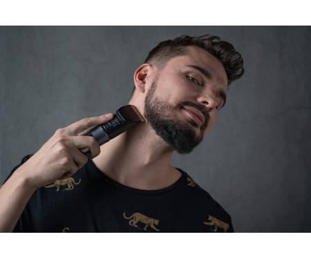 ARDESTO Машинка для стрижки HC-Y40-DBS/3.7Вт/черный+металл/дисплей