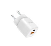 Мережевий зарядний пристрій WIWU GaN (RY-U33) Fast Charger PD+QC 33W White