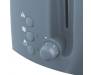 Russell Hobbs Тостер 21644-56 Textures Grey, 850 Вт, 2 слота, 6 настроек степени поджарки, серый