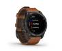 Смарт-часы Garmin Epix (Gen 2) Sapphire - B. Titanium w. Chestnut L. Band (010-02582-30)