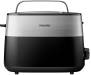 Philips Тостер Daily Collection, 830Вт, пластик, крышка от пыли, черный