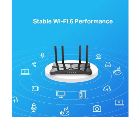 TP-Link Маршрутизатор ARCHER AX1500 4xGE LAN 1xGE WAN MU-MIMO OFDMA