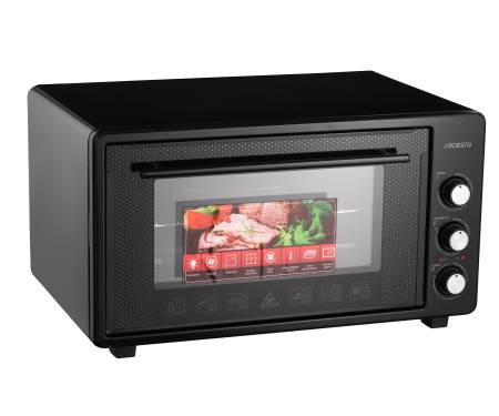 ARDESTO Электрическая мини-печь MEO-S45FGB - 1600Вт/45 л./конвекция/таймер/двойное стекло/черная