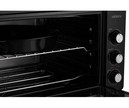 ARDESTO Электрическая мини-печь MEO-S45FGB - 1600Вт/45 л./конвекция/таймер/двойное стекло/черная
