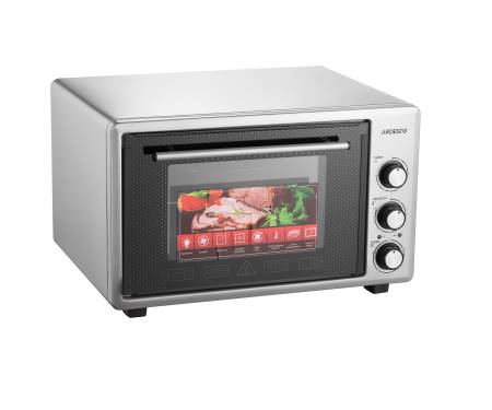 ARDESTO Електрична міні-піч MEO-S40FGG - 1300Вт/40 л./конвекція/таймер/подвійне скло/сіра