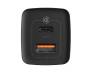 Сетевое зарядное устройство Baseus GaN2 Lite Quick Charger C+U 65W Black (CCGAN2L-B01)