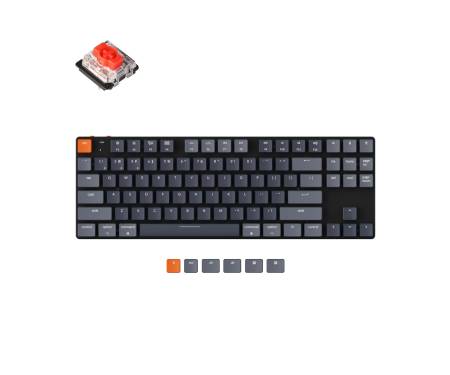 Keychron Клавіатура K1SE 87 Key Gateron Red White Led WL UA Black