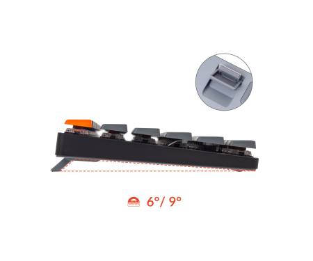 Keychron Клавиатура K1SE 87 Key Optical Banana RGB Hot-Swap WL UA Black
