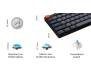 Keychron Клавиатура K1SE 87 Key Optical Banana RGB Hot-Swap WL UA Black