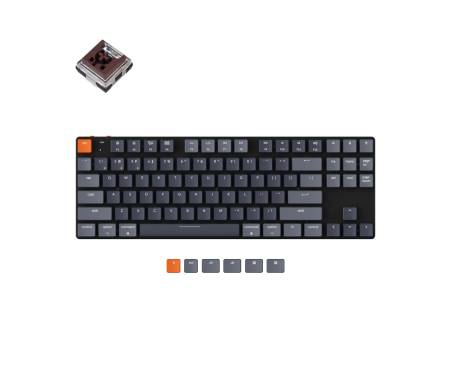 Keychron Клавиатура K1SE 87 Key Optical Brown RGB Hot-Swap WL UA Black