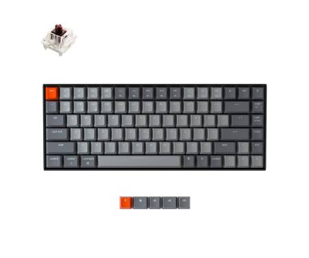 Keychron Клавиатура K2 84 Key Gateron G PRO Brown WL UA Retro