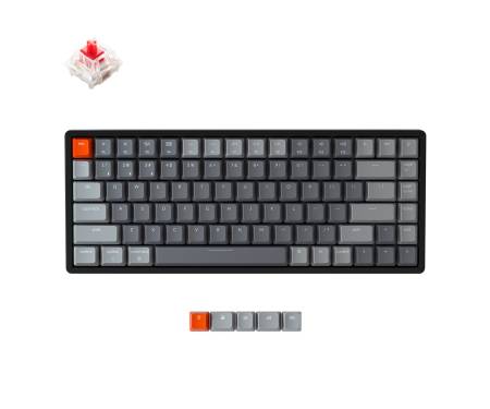Keychron Клавиатура K2 84 Key Gateron G PRO Red Hot-Swap RGB WL UA Black