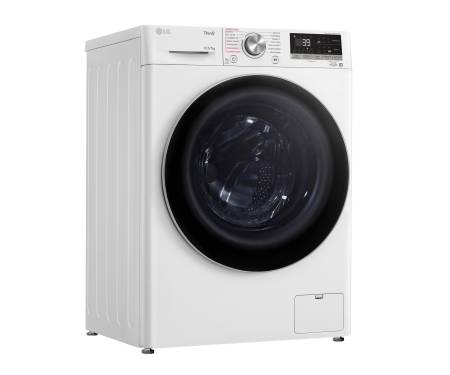 LG Прально-сушильна машина фронтальна, 10.5(7)кг, 1400, A, 57см, дисплей, пара, інвертор, білий