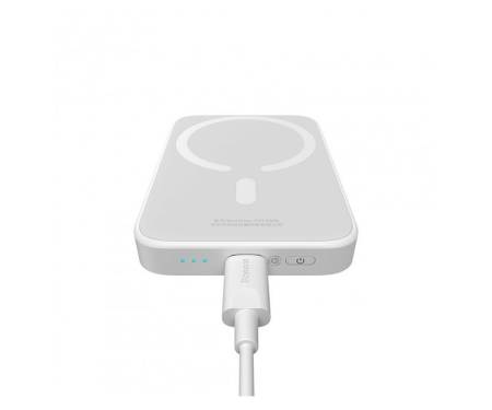 Power Bank Baseus Magnetic Wireless 6000mAh 20W White (PPCX020002) 4