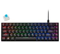2E Gaming Клавиатура игровая KG370 RGB 68key Gateron Blue Switch USB Black Ukr